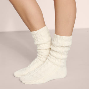 Eberjey Cozy Socks Ivory