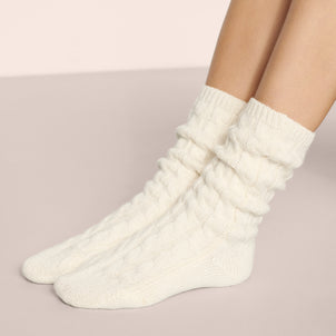 Eberjey Cozy Socks Ivory