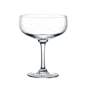 The Vintage List Cocktail Glasses - Stars Design Clear