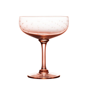 The Vintage List Rose Cocktail Glasses - Stars Design Rose