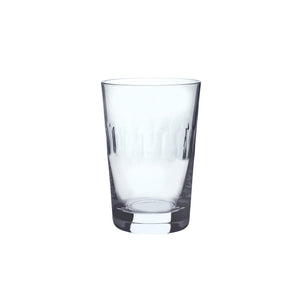 The Vintage List Tumblers - Lens Design, Set of 6 Clear