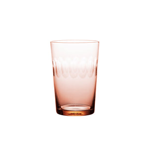 The Vintage List Tumblers - Lens Design, Set of 4 Rose