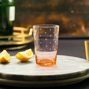 The Vintage List Rose Tumblers - Stars Design Rose