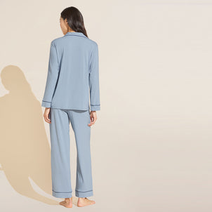 Eberjey Gisele Long PJ Set Ciel / Navy