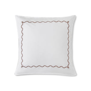 Ripple Sham Set of 2 Taupe|2 Euro Shams|Customizer