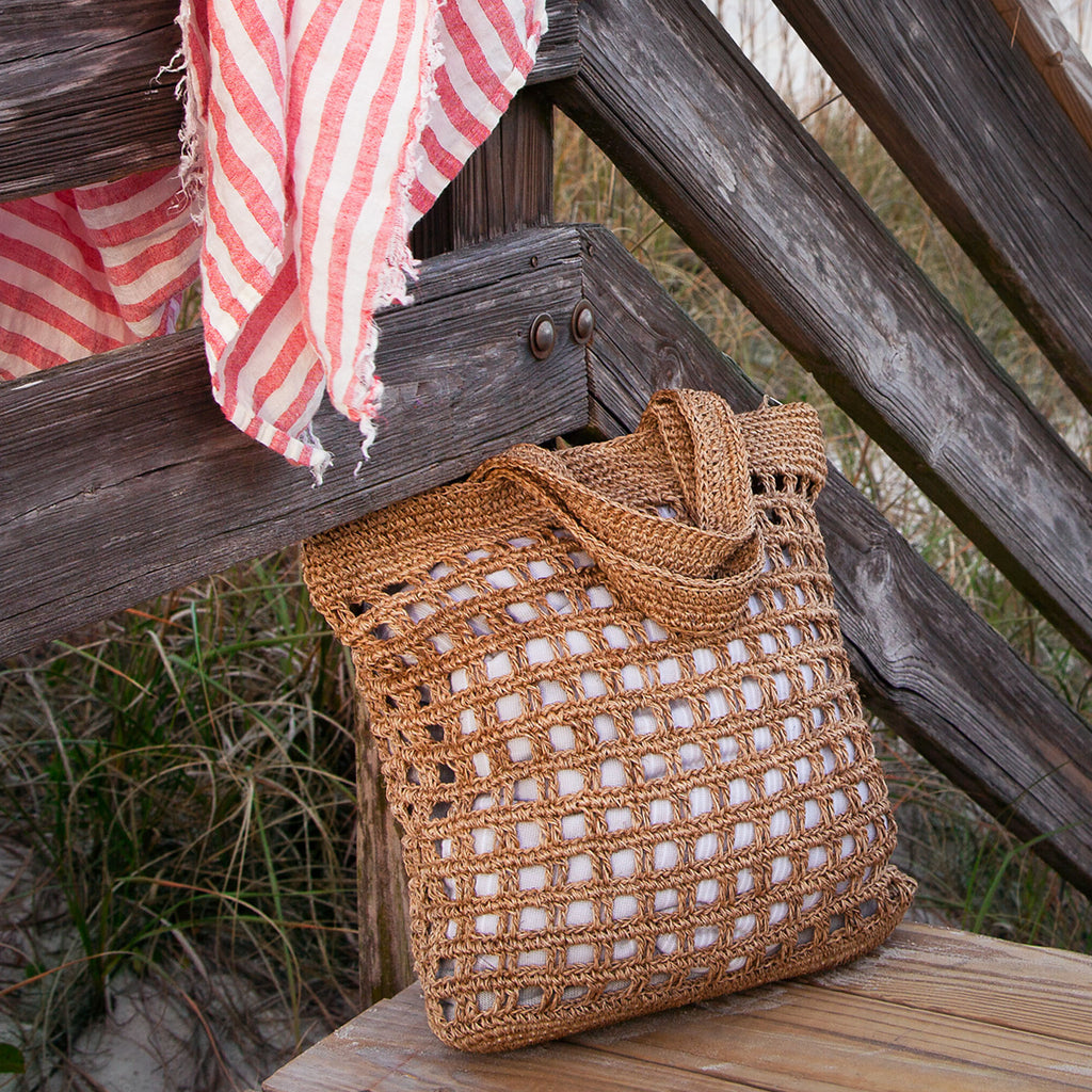 Farmer's Market Tote Bianco|Mini