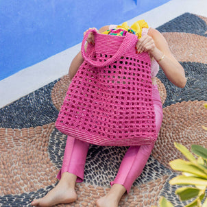 Farmer's Market Tote Rosato|Jumbo