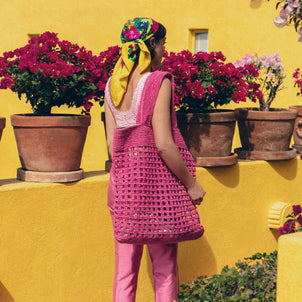 Farmer's Market Tote Rosato|Jumbo