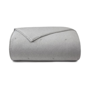 Flannel Bamboo Tufted Quilt Grey