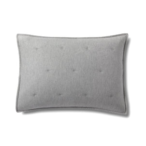 Flannel Bamboo Tufted Shams Grey|1 Standard Sham