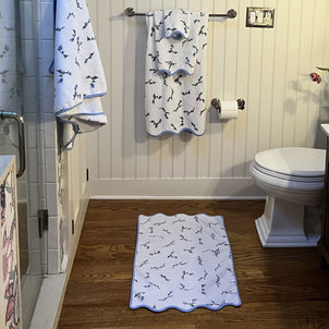 Floral Scallop Bath Mat default