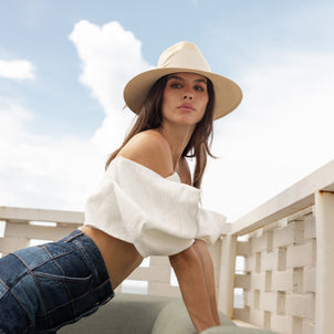 Freya Gardenia Hat Bone/Natural (Hats)