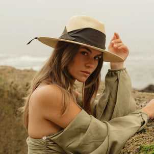 Freya Gardenia Hat Natural/Black