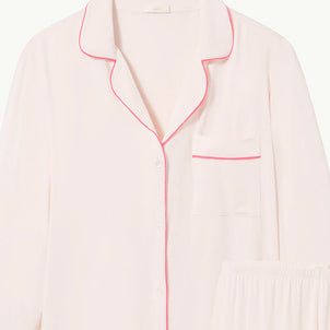 Eberjey Gisele Long PJ Set Bellini / Bright Pink|customizer