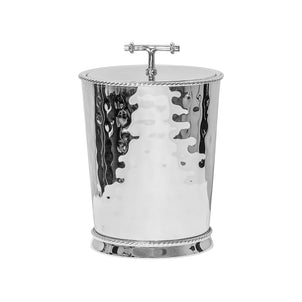 Juliska Graham Ice Bucket with Lid and Tongs Metal