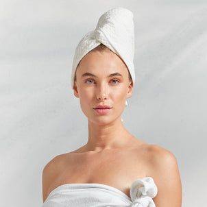Spa Hair Towel Wrap white|customizer