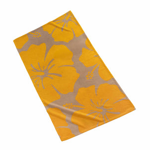 Hanalei Beach Towels Khaki/Citrus