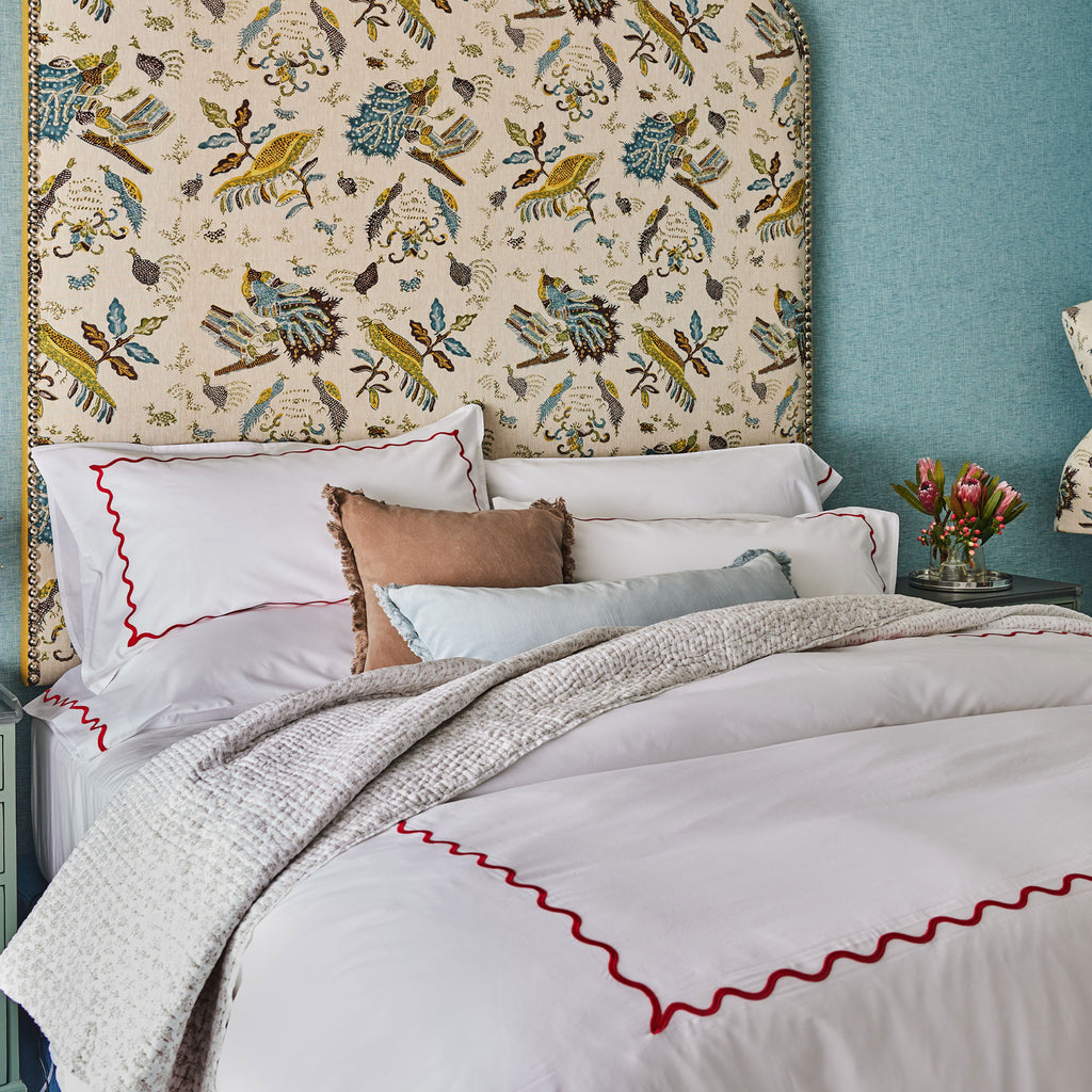 Iris Block Quilt Taupe