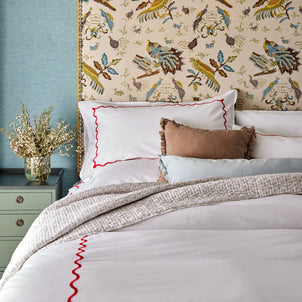 Iris Block Quilt Taupe