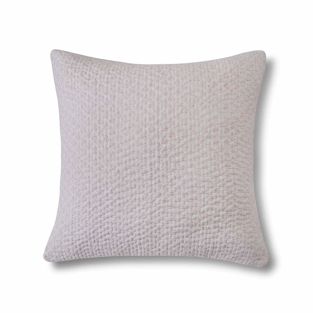 Iris Block Shams Blush|1 Euro Sham