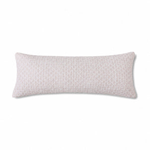 Iris Block Lumbar Pillow Cover blush