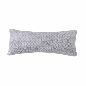 Iris Block Lumbar Pillow Cover Navy