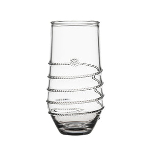 Juliska Amalia Acrylic Large Tumbler, Set of 4 Clear