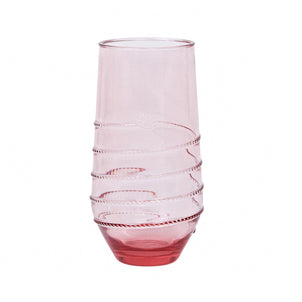 Juliska Amalia Acrylic Large Tumbler, Set of 4 Coral