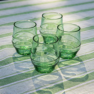 Juliska Amalia Acrylic Small Tumbler, Set of 4 Seagrass