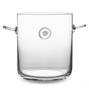 Juliska Berry & Thread Ice Bucket with Tongs Glass