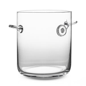 Juliska Berry & Thread Ice Bucket with Tongs Glass