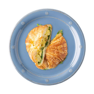 Juliska Berry & Thread Melamine Dinner Plate, Set of 4 Chambray