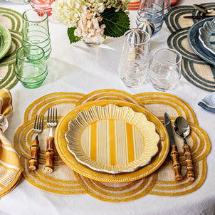 Juliska Berry & Thread Melamine Dinner Plate, Set of 4 Sunshine