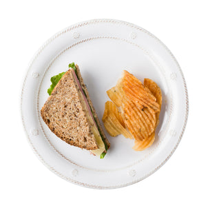 Juliska Berry & Thread Melamine Dinner Plate, Set of 4 Whitewash