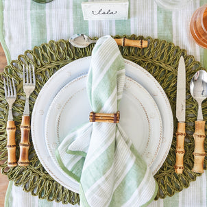 Juliska Berry & Thread Melamine Dinner Plate, Set of 4 Whitewash