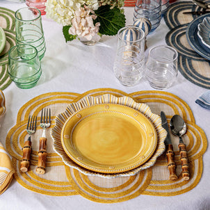 Juliska Berry & Thread Melamine Salad Plate, Set of 4 Sunshine