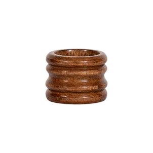 Juliska Bilbao Wood Napkin Ring, Set of 4 Wood (Juliska)