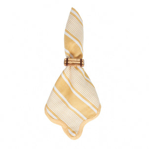 Juliska Cabana Stripe Napkins, Set of 4 Sunshine