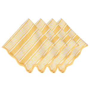Juliska Cabana Stripe Napkins, Set of 4 Sunshine