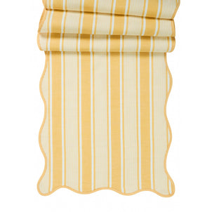Juliska Cabana Stripe Table Runner Sunshine