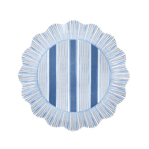 Juliska Cabana Stripe Melamine Salad Plate, Set of 4 Ocean