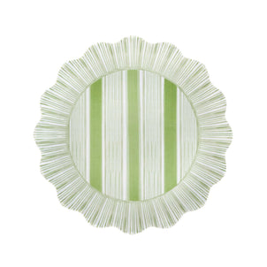 Juliska Cabana Stripe Melamine Salad Plate, Set of 4 Seagrass