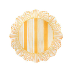 Juliska Cabana Stripe Melamine Salad Plate, Set of 4 Sunshine