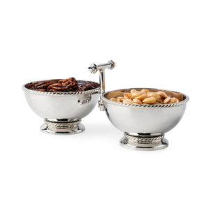 Juliska Graham Double Cocktail Bowl Silver