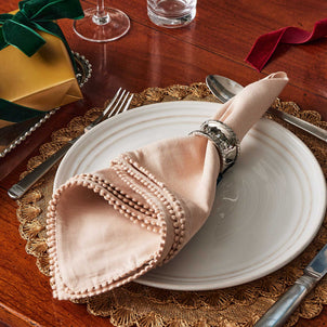 Juliska Graham Napkin Ring, Set of 4 Silver
