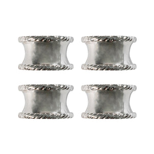 Juliska Graham Napkin Ring, Set of 4 Silver