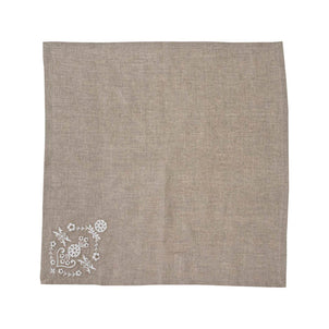Juliska Heidi Embroidered Napkin, Set of 4 Natural