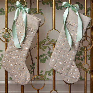 Juliska Heidi Embroidered Stocking Natural (Juliska)