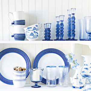 Juliska Provence Candlesticks, Set of 2 Chambray