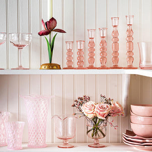 Juliska Provence Candlesticks, Set of 2 Blush